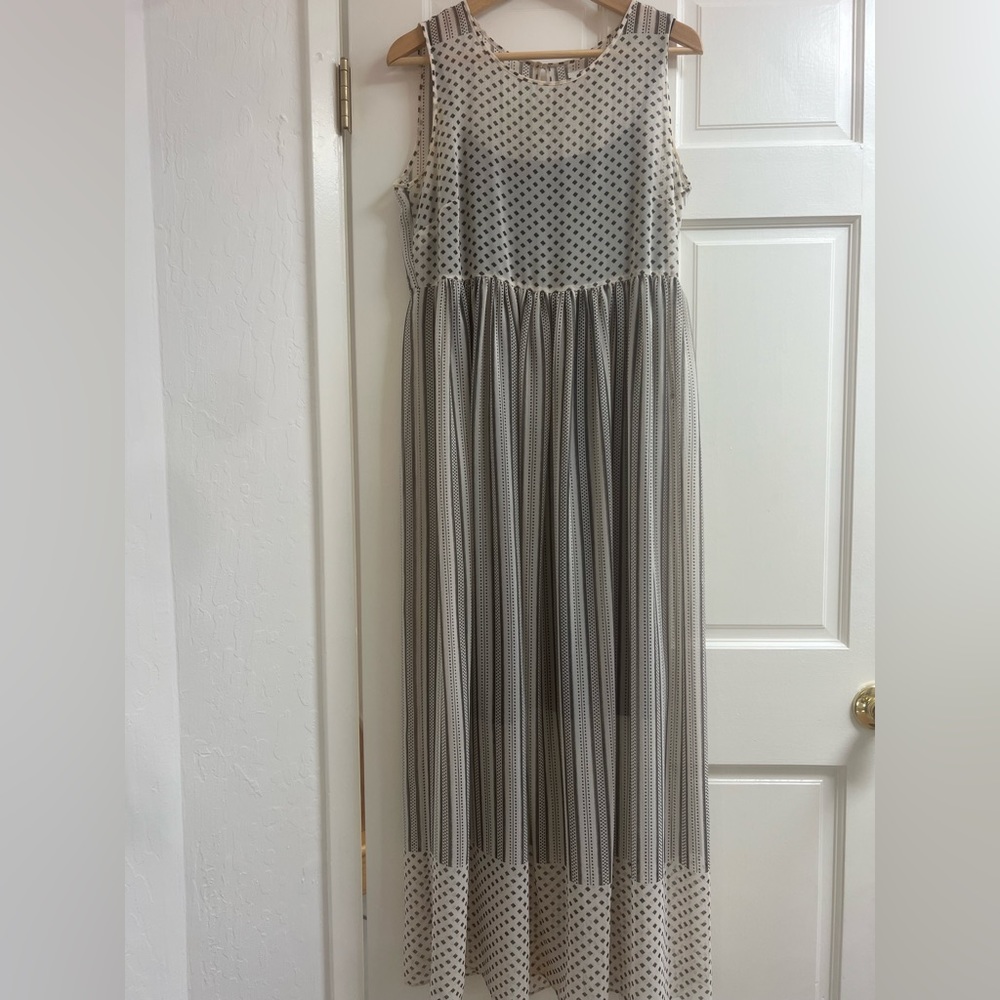 Madewell maxi dress with slip -Size 4